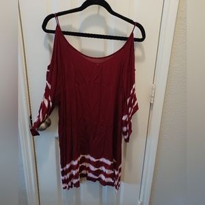 Red and white dress, size M